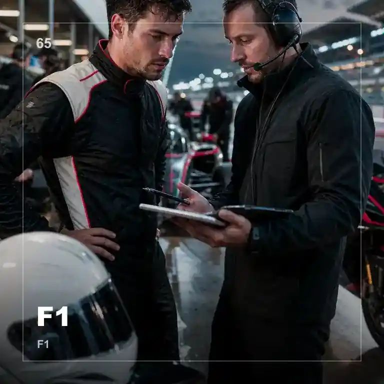 F1模拟赛事画面