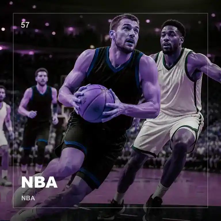 NBA模拟赛事画面
